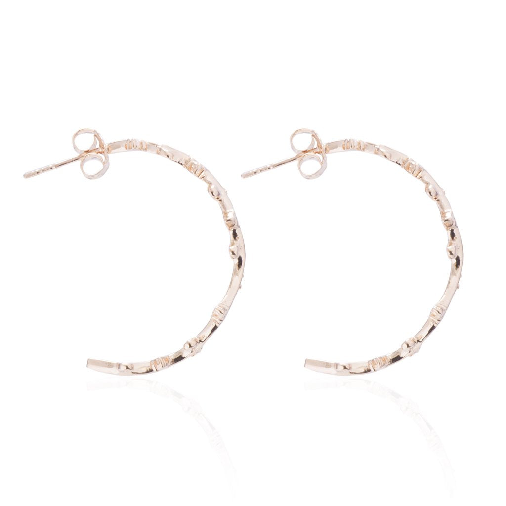  - Bjarkan Earrings, Rose Gold - Grimfrost.com